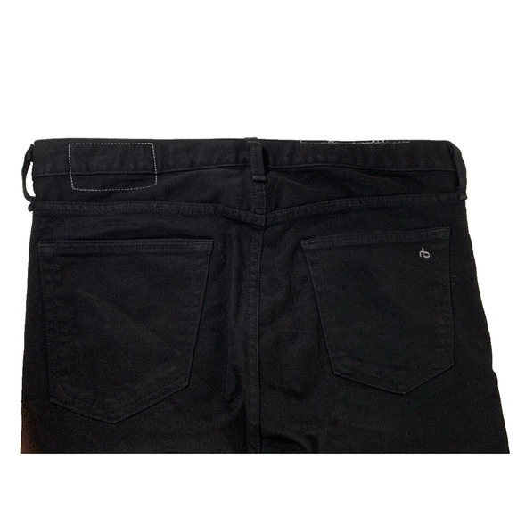 Rag & Bone Men's Size 32x32 JEANS - The Skinny Twill Pants in Black - Picture 3 of 9